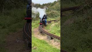 Miniature Train runs out of Steam 🚂💨 miniaturerailway modelengineering modelengineer [upl. by Sitof863]