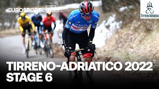 Tirreno–Adriatico 2022  Stage 6 Highlights  Cycling  Eurosport [upl. by Nere364]