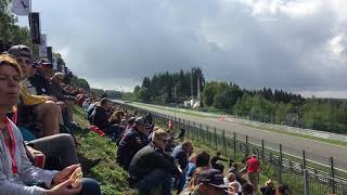 2018 Belgian F1 Grand Prix FP1 Kemmel Straight [upl. by Darra]