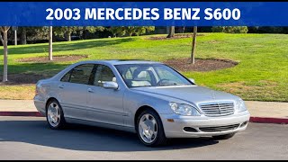 2003 MERCEDES BENZ S600 [upl. by Annagroeg]