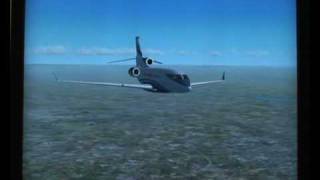 fsx dassault falcon 1 [upl. by Baalbeer]