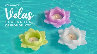 Decora tu piscina en verano con estas velas flotantes de Loto fáciles de hacer [upl. by Vasili]