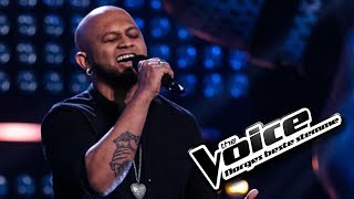 Jeremaya John  Skin  The Voice Norge 2017  Blind Auditions [upl. by Ynittirb]