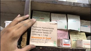 Gluconorm G 1 Forte Tablet uses  price  composition  dose  side effects  review  in hindi [upl. by Ycnaf]