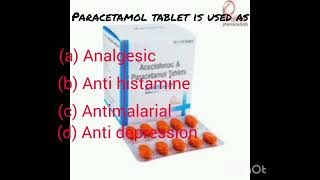 paracitamol tablets used as [upl. by Noma]