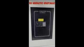 Secure Your Valuables INSTALL A WALL SAFE IN 10 MINUTES [upl. by Htebazileharas]