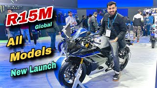 Yamaha R15M Carbon Black New For india 🫡 R15 V4 All Models amp Colours 😲 [upl. by Neelyt]