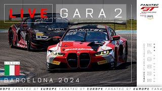 DIRETTA  Gara 2  Barcelona  Fanatec GT Europe 2024 Italiano [upl. by Amalbena]