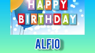 Buon compleanno Alfio  tanti auguri a te [upl. by Alleirbag]