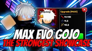 Gojo Satoru The STRONGEST Showcase  Anime Vanguards [upl. by Scrogan]