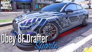 GTA 5 OBEY 8F DRAFTER  SPORTS  CAR CUSTOMIZATION 20 ✪ GTA V LOS SANTOS CUSTOMS [upl. by Viradis918]