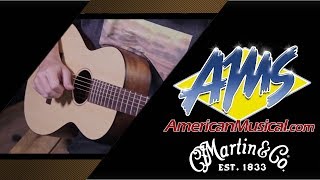 Martin 015S Custom Shop Demo  American Musical Supply [upl. by Norrej462]