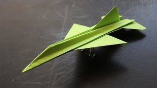 How to make a cool paper plane origami instruction F16 [upl. by Orion]