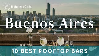 10 Best Rooftop Bars in Buenos Aires  2024 [upl. by Ammadis]