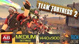 Team Fortress 2  AMD A67400K IGPU  4GB RAM  1440x900  MEDIUM [upl. by Rosenwald]