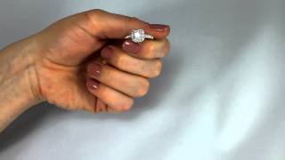 Princess Cut Swarovski Crystal Ring [upl. by Delaney]