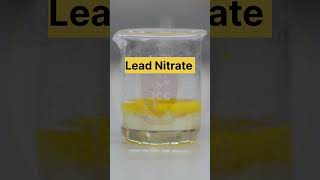 Reaction of sodium iodide with lead nitrate shortsfeed chemicalreaction practical experiment [upl. by Wicks]