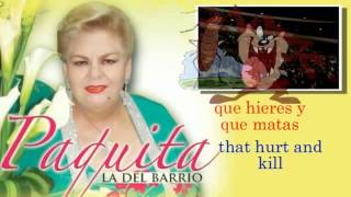 Paquita la del Barrio  Rata de dos patas [upl. by Hayifas]