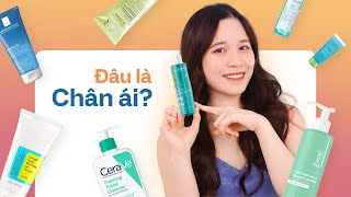 So sánh 8 sữa rửa mặt TRỊ MỤN đình đám La RochePosay SVR Cosrx Aderma Emmié Cerave [upl. by Aicinad]