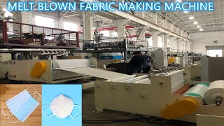 MASK FABRIC MELTBLOWN FACEMASK FABRIC MAKING MACHINE WITH NEW TECHNOLOGY AND HIGH CAPACITY [upl. by Williamson948]