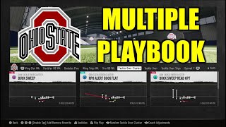 Ohio State Multiple Playbook Guide  College Football 25 [upl. by Kosaka]