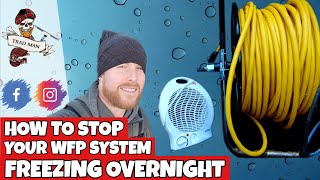 HOW TO STOP YOUR WATERFED POLE SYSTEM FREEZING OVERNIGHT [upl. by Naillig]