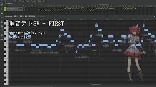 KASANE TETO SV  重音テトSV  FIRST  niki  SYNTHV COVER SVP [upl. by Ela343]