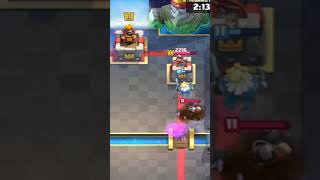 JUGANDO MEGACABALLERO contra MAZO IMPOSIBLE clashroyale mazosclashroyale humor [upl. by Anelav]