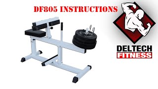 Deltech Fitness DF805 Assembly Instructions [upl. by Ytsim614]