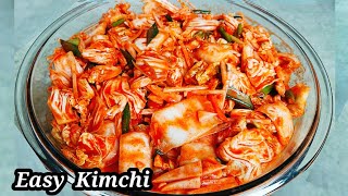 Easy Kimchi Recipe  Homemade Kimchi  How to make Kimchi at Home  EASY KIMCHI [upl. by Zetroc]