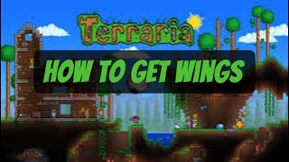 EASIEST WINGS IN TERRARIA 2024 1 MINUTE TUT [upl. by Naz998]