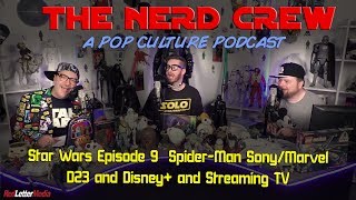 The Nerd Crew D23 Star Wars D23 Disney and Streaming Services [upl. by Ykvir803]