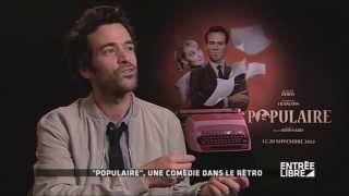 Romain Duris  film quotPopulairequot  Entrée Libre [upl. by Aneed]