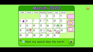 Starfall Calendar March 5 2023 [upl. by Kara-Lynn]