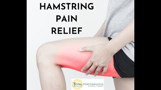 Hamstring Pain Relief [upl. by Ysle]