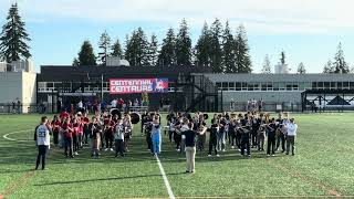 Blue Thunder Marching Band  Centennial Field Halftime Show [upl. by Nico]