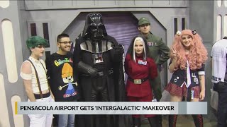 Pensacon Airport gets Intergalactic Makeover [upl. by Nadabas]