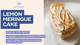 Lemon Meringue Cake Recipe [upl. by Nelyag]