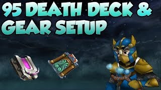 Wizard101 95 Death Deck amp Gear Setup [upl. by Nuawed]