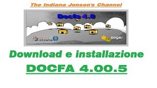 Guida su DOCFA 4005  Download e installazione DOCFA 4005 [upl. by Renmus357]