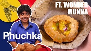 Complete Phuchka Recipe—Kolkata Phuchka Papri Alu amp Water—feat Wonder Munna—Durga Pujo Special [upl. by Aniluap]