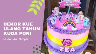 Kue Ulang Tahun Kuda Poni [upl. by Clite668]