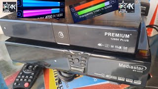 Mediastar MS4030 4K UHD Premium HD 12800 Plus 4K [upl. by Ailongam793]