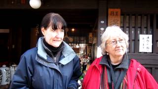 interview foreign tourists in Takayama [upl. by Aseretairam]