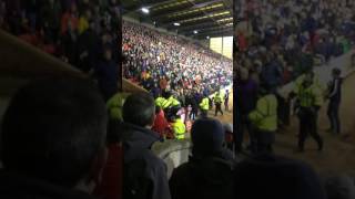 Barnsley vs Leeds crowd trouble [upl. by Chery632]