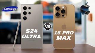 Samsung Galaxy S24 Ultra 5G Vs iPhone 16 Pro Max 5G [upl. by Ahsurej450]