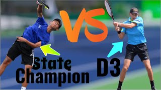 Can a high school state champion beat a college player [upl. by Idnyc]