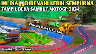 Makin berkualitas sirkuit mandalika hari ini infrastructure berjalan dengan lancar untuk motogp24 [upl. by Hassett]