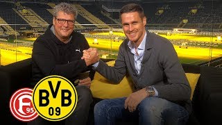 Victory against Schalke or Bayern  Sebastian Kehl joins Matchday Magazine  Düsseldorf  BVB [upl. by Nwhas789]