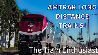 4K Amtrak Long Distance Trains  Southwest Chief amp Sunset Limited [upl. by Nnaynaffit304]